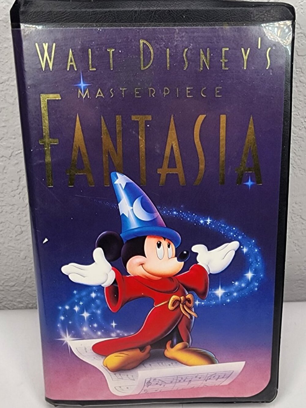 Walt Disney’s Masterpiece FANTASIA in VHS 1991 Rare Black Diamond Edition 1132